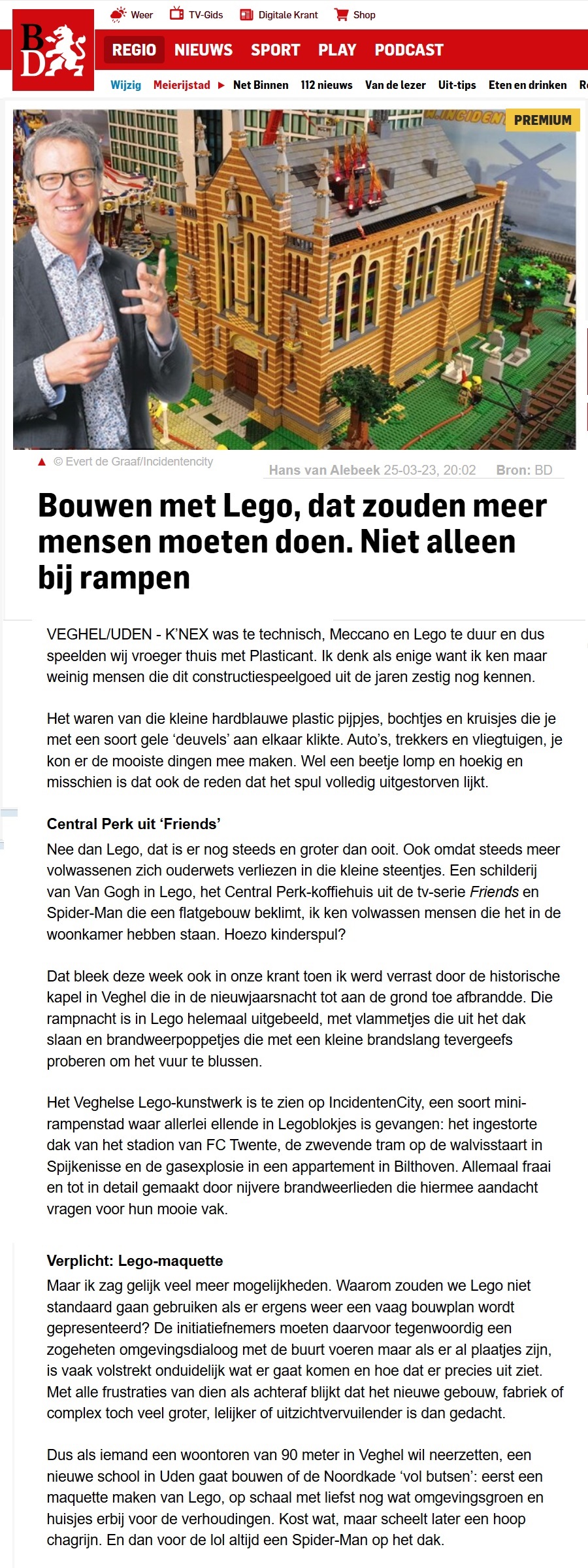 2024 Brabands dagblad kapel veghel brand Kuijpers Kerkgebouw IncidentenCity