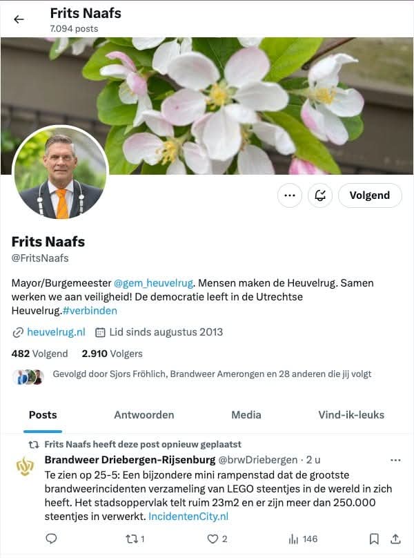 media 2024 IncidentenCity tip van Burgemeester Naafs Driebergen opendag