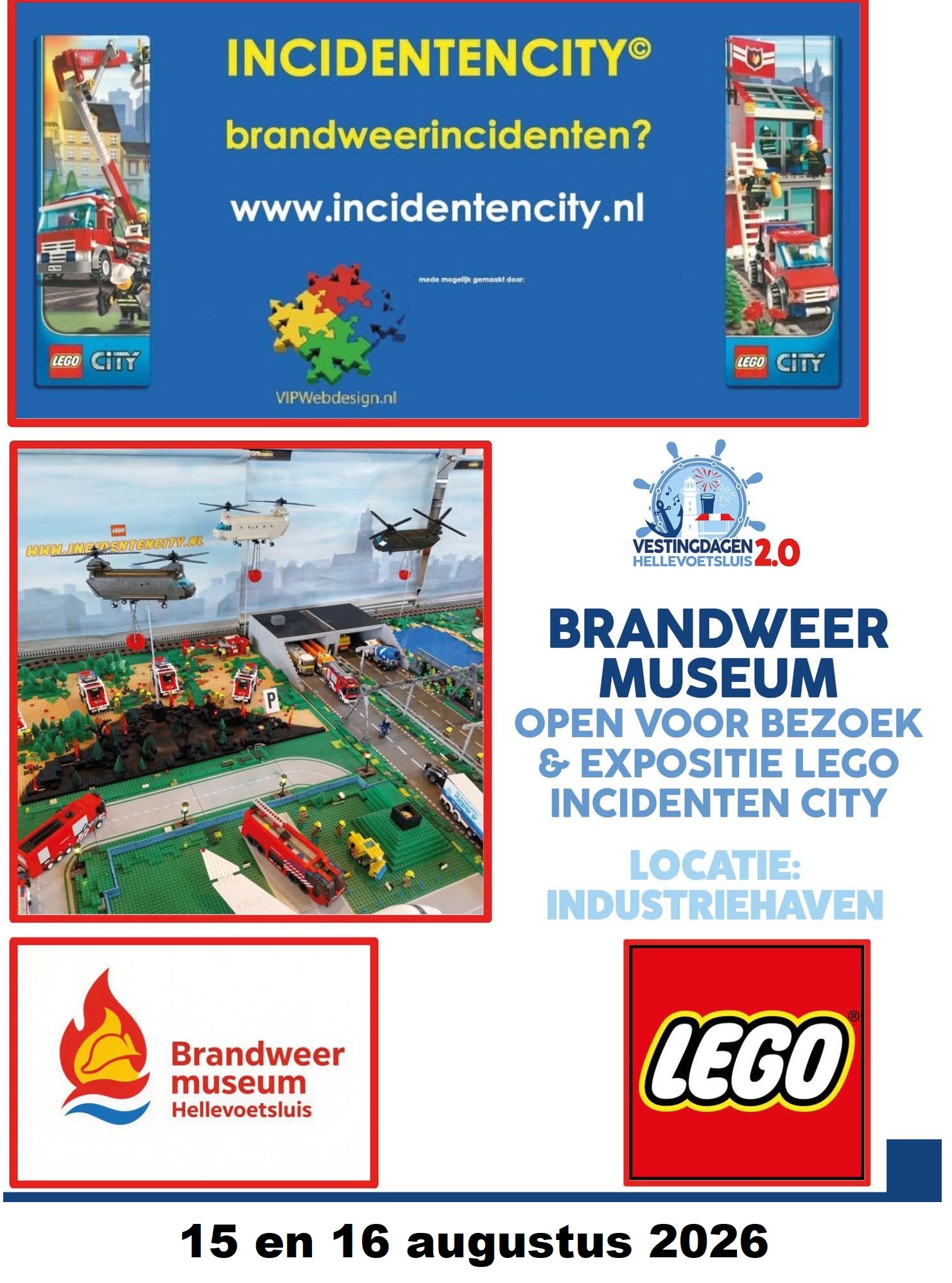Vestingdagen 15 en 16 aug 2026 incidentencity Hellevoetsluis